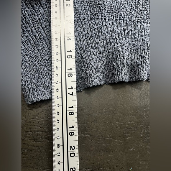 DEBUT cropped Sweater Large Color Blocked Neutral Pullover Casual - Picture 7 of 9